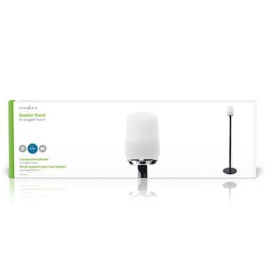 Nedis Speaker Mount | Kompatibel med: Google Home® | Gulv | 2 kg | Fort | ABS / Metall | Sort