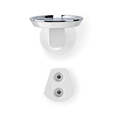 Nedis Speaker Mount | Kompatibel med: Google Home® | Vegg | 2 kg | Fort | Metall / Stål | Hvit