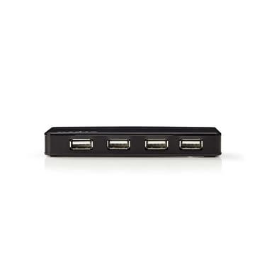 Nedis USB-hub | USB-A Han | USB-A Hun | 7 port(s) | USB 2.0 | Nettstrøm drevet / USB-Strøm | 7x USB