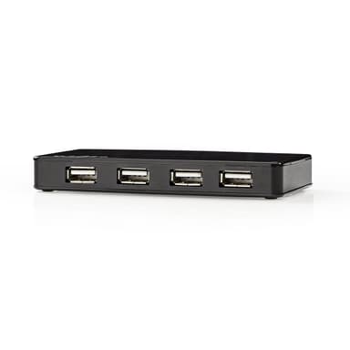 Nedis USB-hub | USB-A Han | USB-A Hun | 7 port(s) | USB 2.0 | Nettstrøm drevet / USB-Strøm | 7x USB