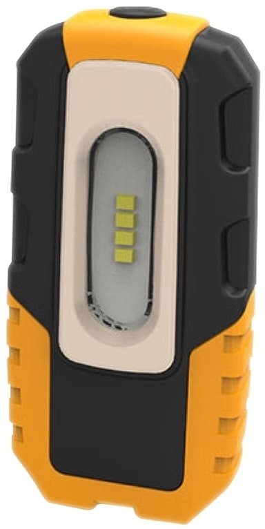 Brennenstuhl LED batteri håndlampe HL DA 40 MH / robust batteri arbeidslampe med bryter og integrert magnet 100 lm sort