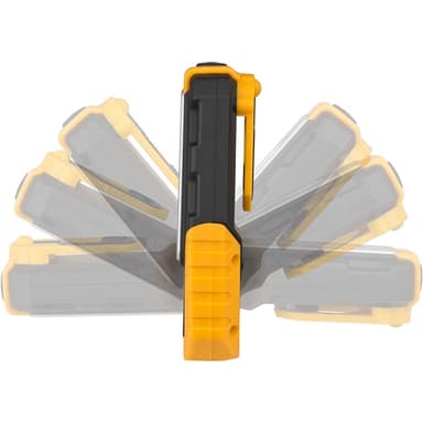 Brennenstuhl LED batteri håndlampe HL DA 40 MH / robust batteri arbeidslampe med bryter og integrert magnet 100 lm sort