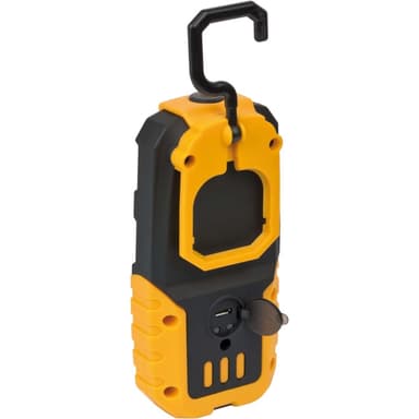 Brennenstuhl LED batteri håndlampe HL DA 40 MH / robust batteri arbeidslampe med bryter og integrert magnet 100 lm sort