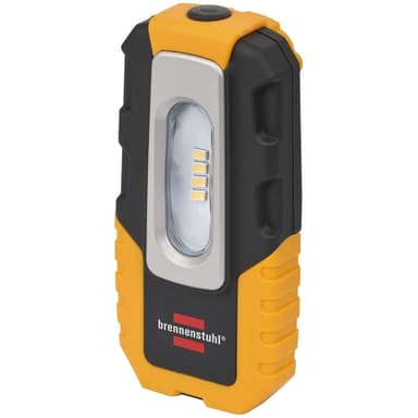 Brennenstuhl LED batteri håndlampe HL DA 40 MH / robust batteri arbeidslampe med bryter og integrert magnet 100 lm sort
