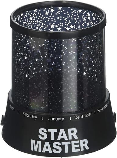 Nattlampe med stjernehimmel