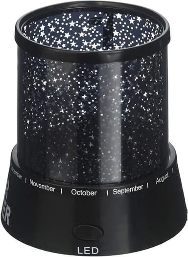 Nattlampe med stjernehimmel