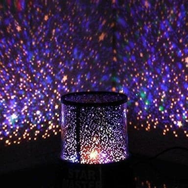Nattlampe med stjernehimmel