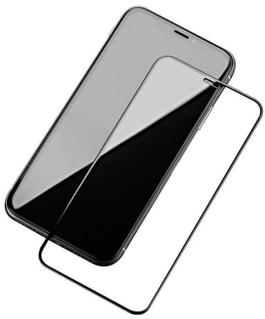 Mr Yes Fulldekkende skjermbeskytter i herdet glass til iPhone 12 Mini, svart