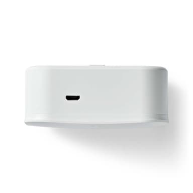 Nedis SmartLife-Klokke | 433 MHz | Tilbehør til: WIFICDP10GY / WIFICDP30WT / WIFICDP40CWT | Batteri drevet / USB-Strøm | 4 Lyder | 4.5 V DC / 5 V DC | Justerbar volum | Hvit