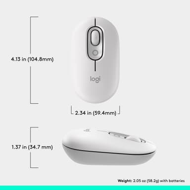 Logitech POP datamus (off-white)