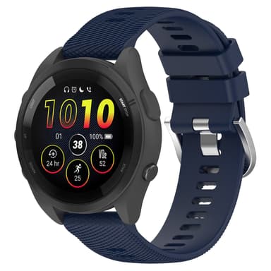 Klokkereim silikon Garmin Forerunner 265S Mørke blå 18 mm
