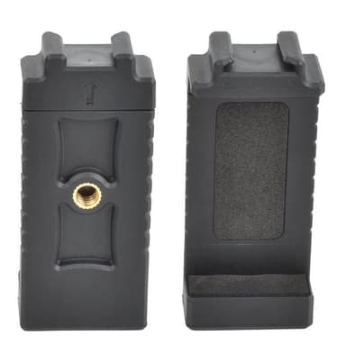 Mobiltelefonstativ Adapter, Mobiltelefonholder mobiladapter for stativ Sort