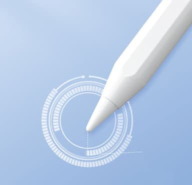Stylus penn for iPad Hvit
