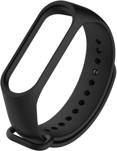 Xiaomi Mi Band 3/4 klokkereim i svart silikon