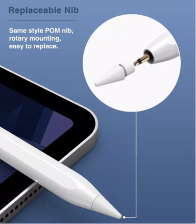 Stylus penn for iPad Hvit