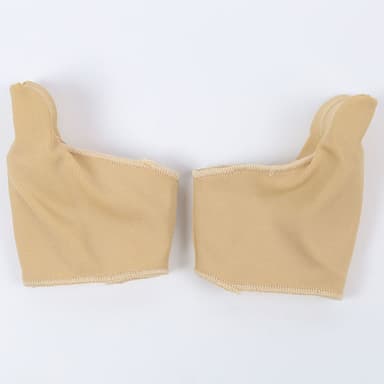 Tåskiller for hallux valgus / Tåskillende støttesokker 1 par Beige