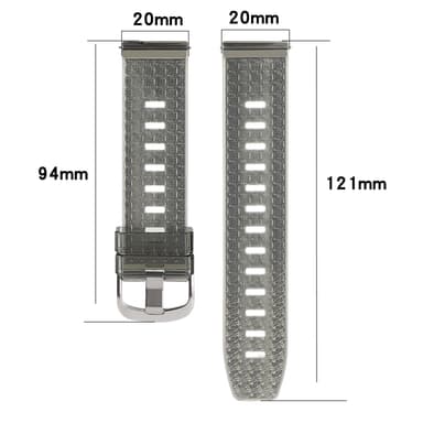 Klokke armbånd Rosa 20 mm