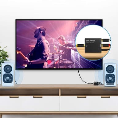 Omformer fra digital til analog lyd