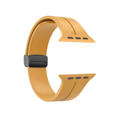 Magnetisk absorpsjonsklokkerem silikon Gul