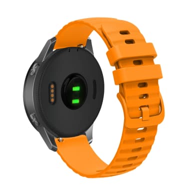 Klokkebånd silikon Oransje 20 mm