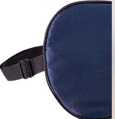 Sovemaske 100 % silke Mørke blå