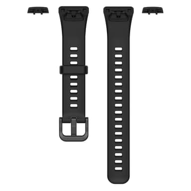 Elastisk og behagelig klokkereim Sort