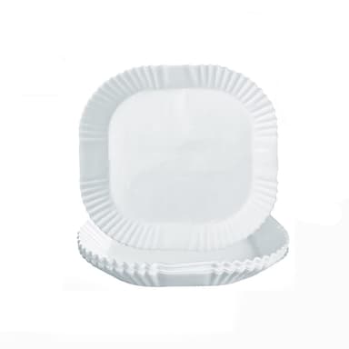 Air Fryer engangspapir med håndtak for frityrkokere 100 stk Hvit 20 cm