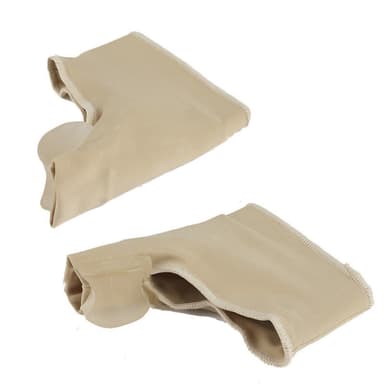Tåskiller for tåkorreksjon ved hallux valgus støttesokker 1 par Beige