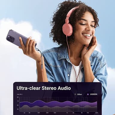 32bit / 384kHz USB-C til 3,5 mm lydadapterkabel DAC-adapter Grå
