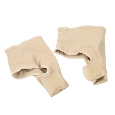 Tåskiller for tåkorreksjon ved hallux valgus støttesokker 1 par Beige