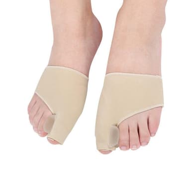 Tåskiller for tåkorreksjon ved hallux valgus støttesokker 1 par Beige