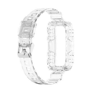 Klokkebånd med Watch Case TPU Gjennomsiktig