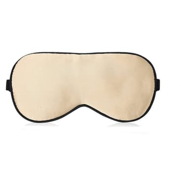 Sovemaske 100 % silke Champagne