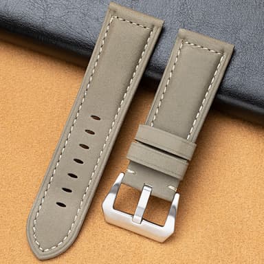 Utskifting av klokkerem for Panerai Luminor Sølv 24 mm
