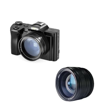 Digitalkamera 4K, 48MP, CMOS, 16x zoom, selvutløser