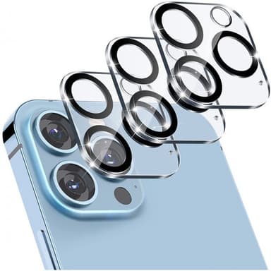 3-pack kamerabeskyttelse herdet glass iPhone 15 Pro