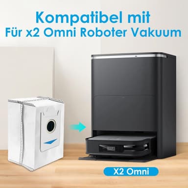 Støvsugerposer til Ecovacs Deebot X2 Omni 6-pak