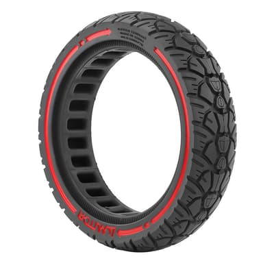 Punkteringsfritt dekk Xiaomi M365 8,5x2,0 (230x50) Svart/rødt