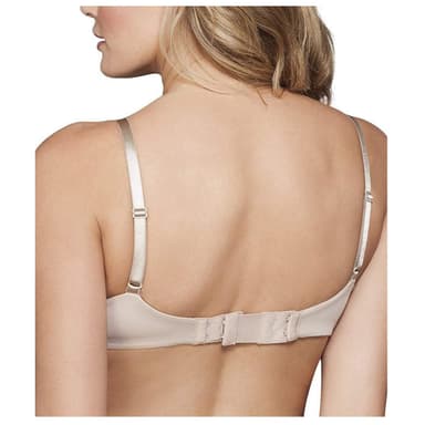 Elastisk BH-forlenger 6-pack Hvit / Mørk beige