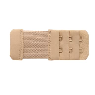 Elastisk BH-forlenger 6-pack Hvit / Mørk beige