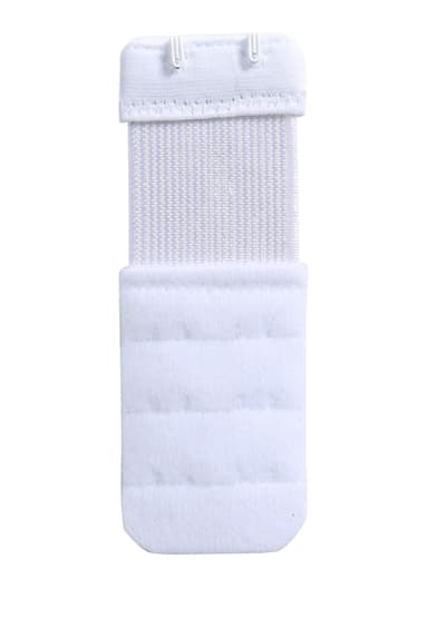 Elastisk BH-forlenger 6-pack Hvit / Mørk beige