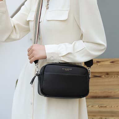 Skulderremveske Crossbody-veske i ekte skinn