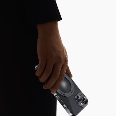 Magnetisk beskyttende telefondeksel med usynlig stativ for iPhone  iPhone 15 Pro