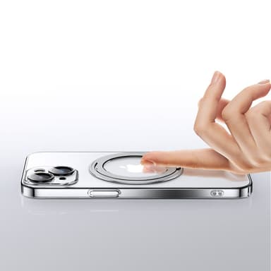 Magnetisk beskyttende telefondeksel med usynlig stativ for iPhone  iPhone 15 Pro