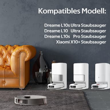 Moppeputer til Dreame L10s Ultra, L10 Ultra, L10s Pro, Xiaomi X10+ 8 stk.