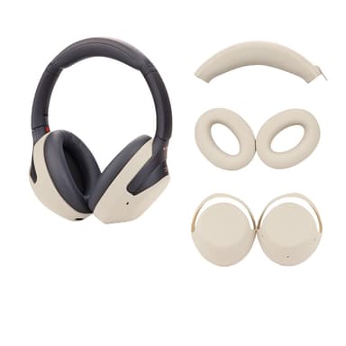 Øreputer, trekk og hodebåndpute til Sony WH-1000XM3/4 Beige