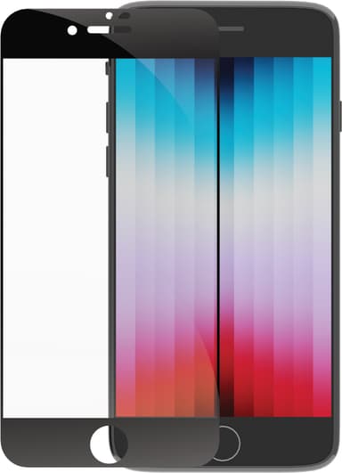 Dbramante1928 Eco-Shield iPhone SE/8/7 skjermbeskytter (sort)