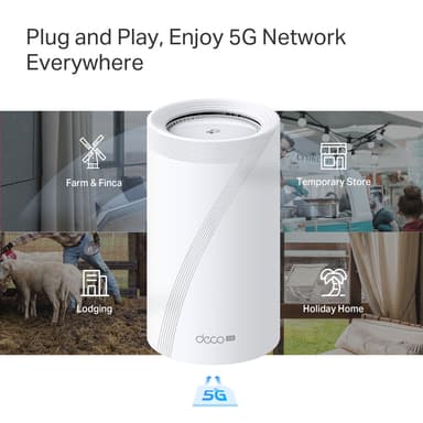 TP-Link Deco BE65 5G Mesh Wi-Fi system (1-pakning)