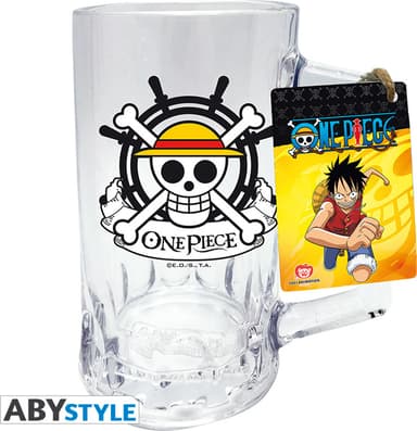 ABYstyle One Piece Skull-Luffy glass 500ml