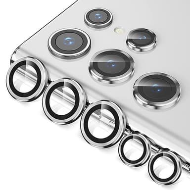 Linsebeskyttelse 3-pakning 1 sett Hvit Samsung S22 Ultra